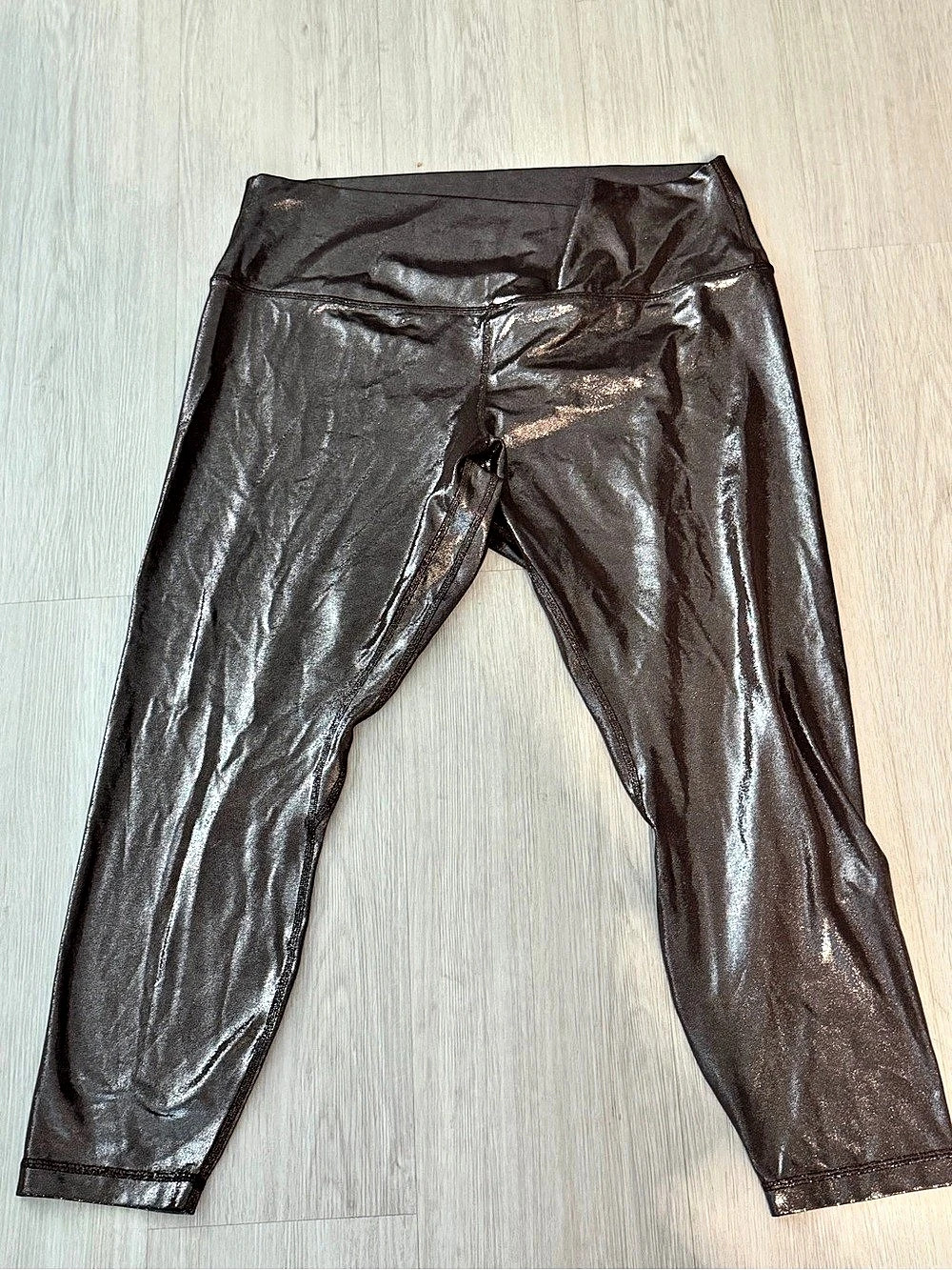 Lululemon Align High-Rise Pant 25" *Shine Leggings Silver Size 18